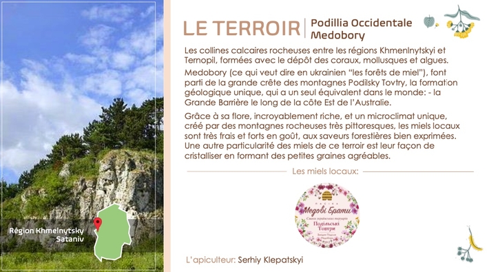 Terroir les frères de Miels Honey brothers Podillia Occidentale Medobory www.luxfood-shop.fr